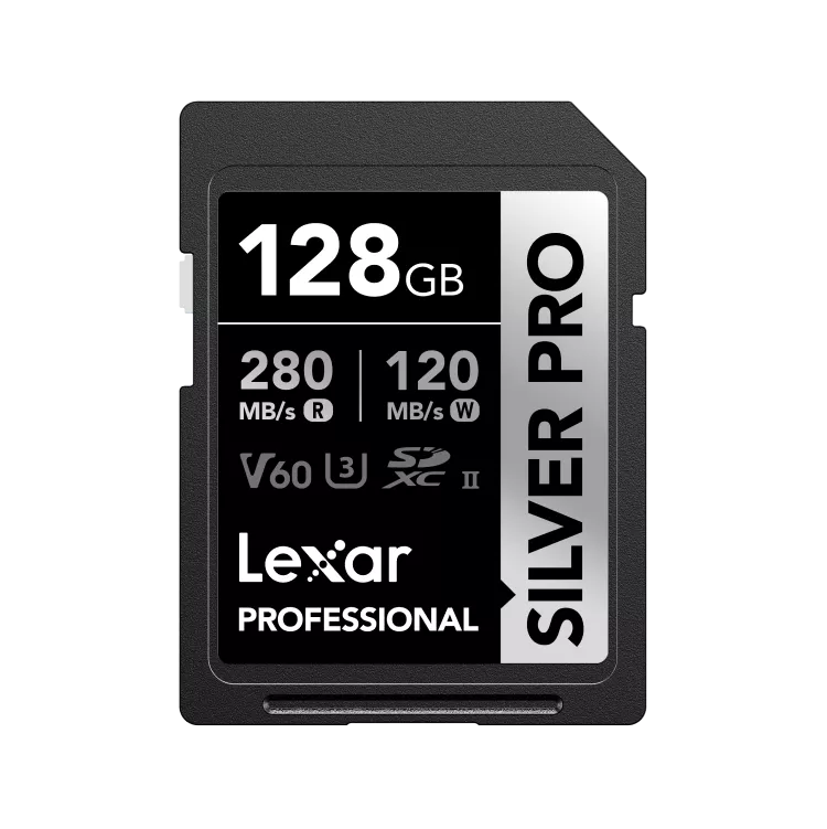 Lexar 128GB Professional SILVER PRO SDXC UHS-II Card